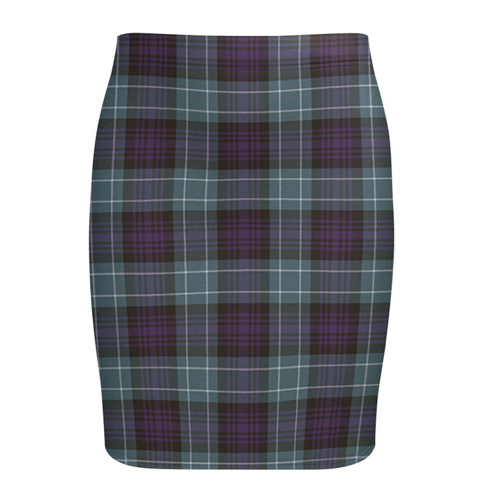 Abercrombie Weathered Tartan Fitted Skirt