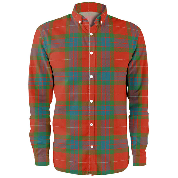 Abernethy Ancient Clan Badge Tartan Long Sleeve Shirt