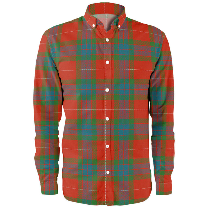 Abernethy Ancient Clan Badge Tartan Long Sleeve Shirt