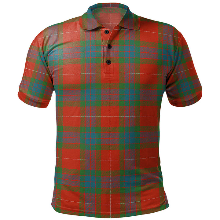Abernethy Ancient Clan Badge Tartan Polo Shirt
