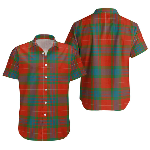 Abernethy Ancient Clan Badge Tartan Short Sleeve Shirt