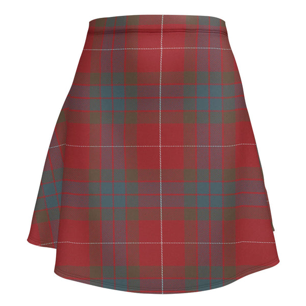 Abernethy Weathered Clan Badge Tartan Flared Skirt