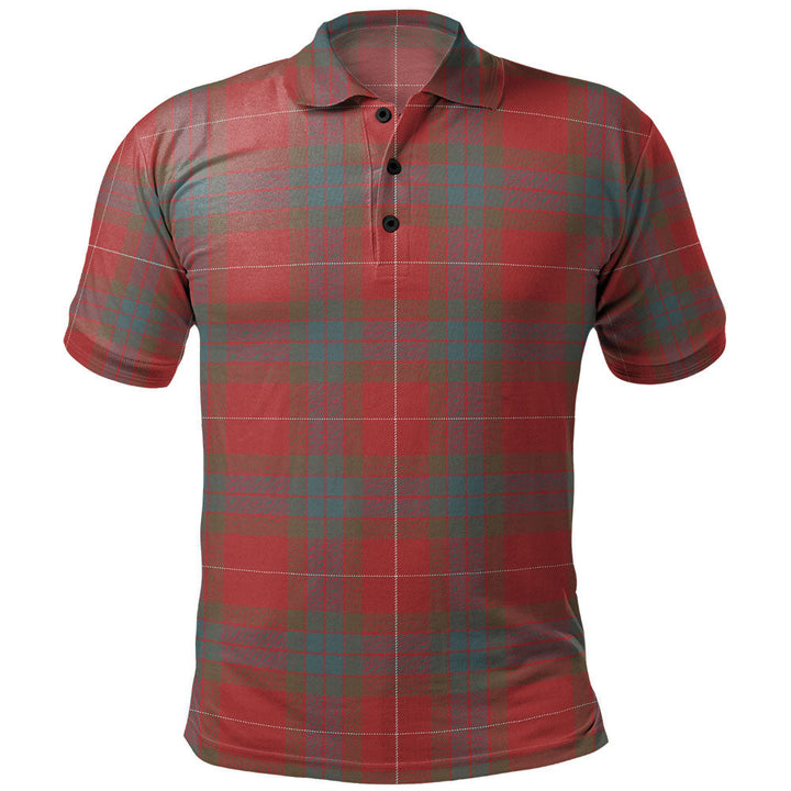 Abernethy Weathered Clan Badge Tartan Polo Shirt