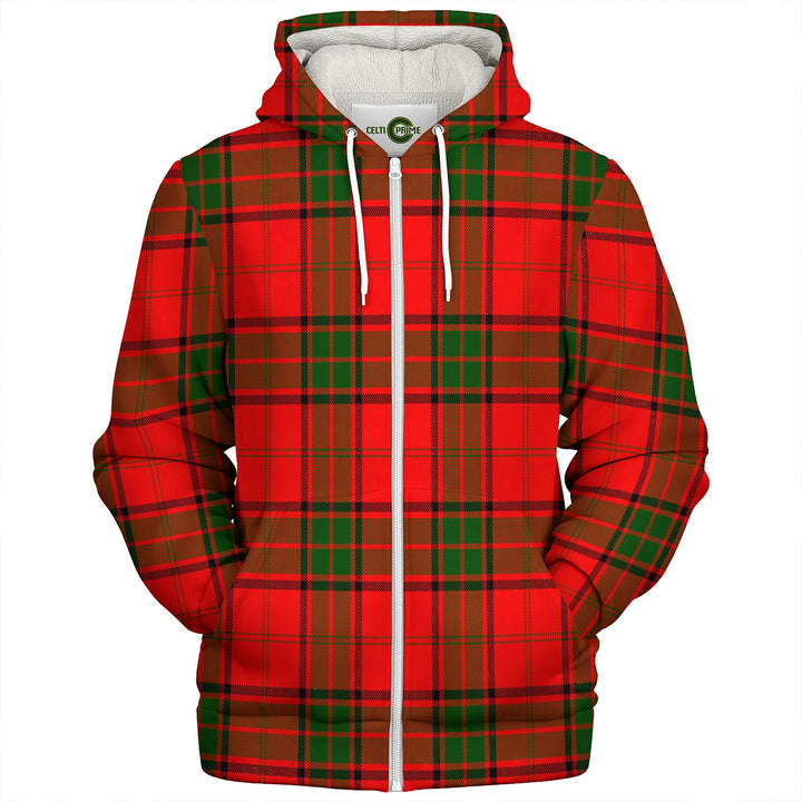 Adair Clan Badge Tartan Sherpa Hoodie