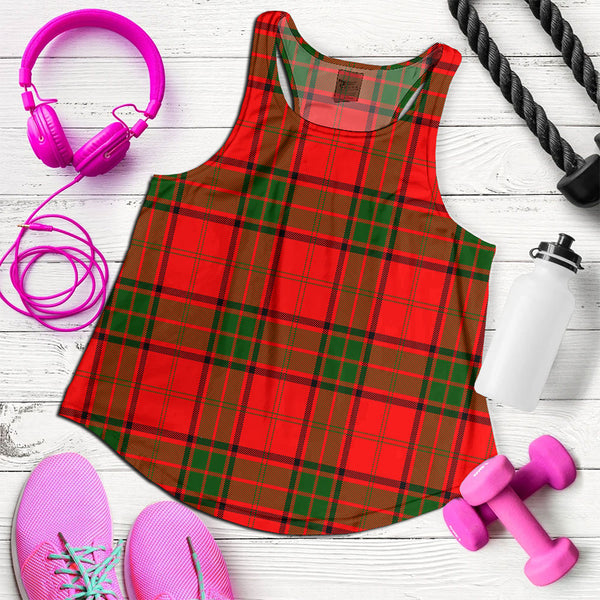 Adair Clan Badge Tartan Women Racerback Tank Top