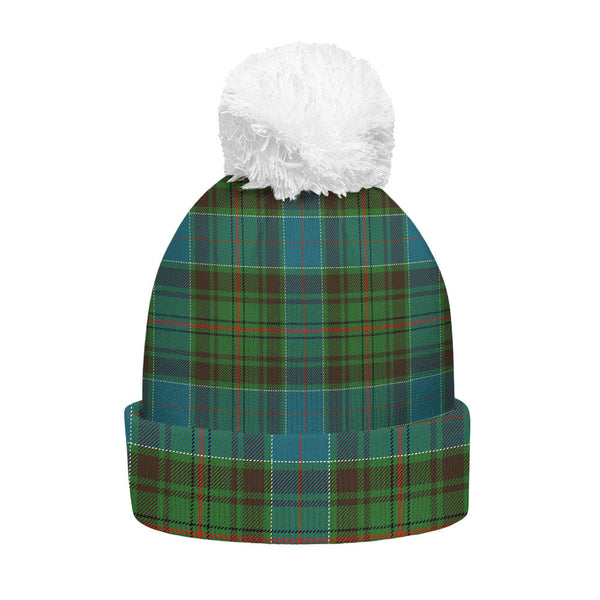 Adam Ancient Clan Badge Tartan Bobble Beanie Hat