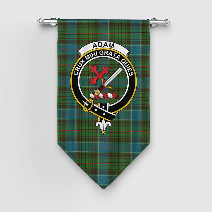 Adam Ancient Clan Badge Tartan Gonfalon