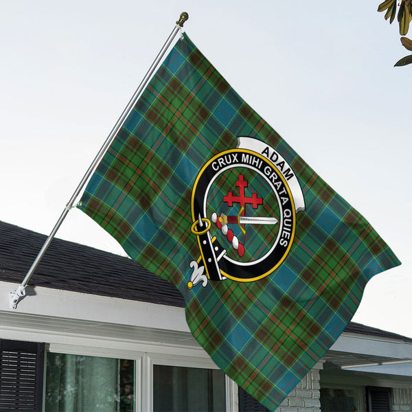 Adam Ancient Clan Badge Tartan House Flag