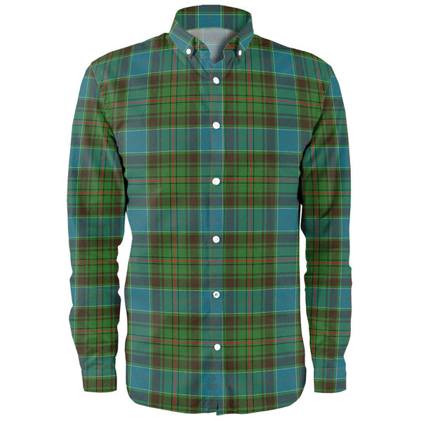 Adam Ancient Clan Badge Tartan Long Sleeve Shirt