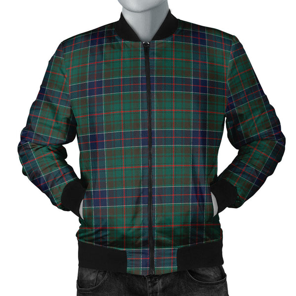 Adam Modern Clan Badge Tartan Bomber Jacket