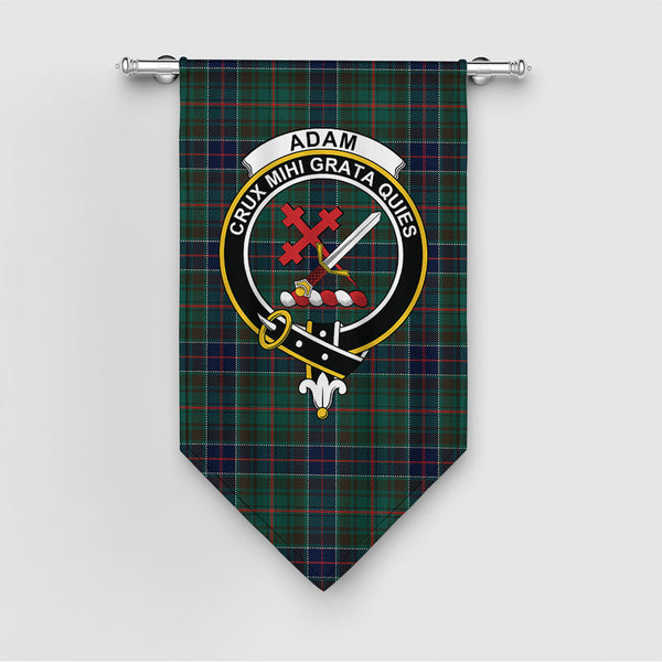 Adam Modern Clan Badge Tartan Gonfalon