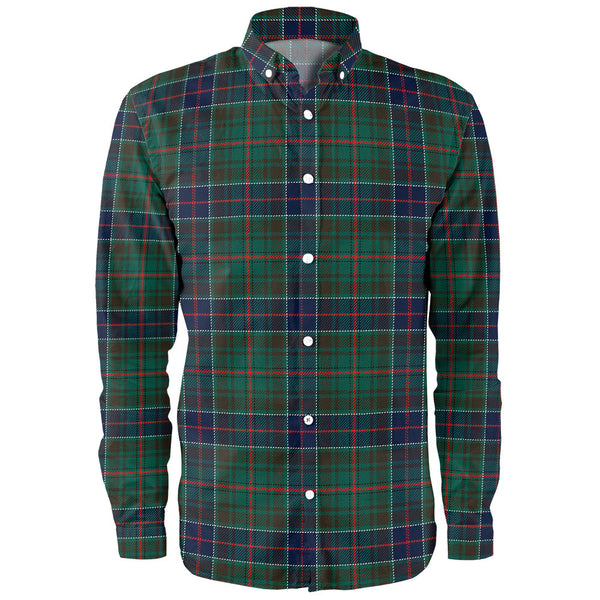 Adam Modern Clan Badge Tartan Long Sleeve Shirt