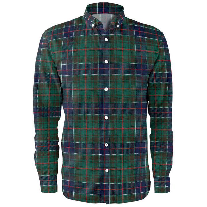 Adam Modern Clan Badge Tartan Long Sleeve Shirt