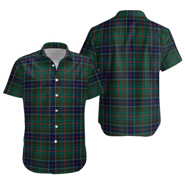 Adam Modern Clan Badge Tartan Short Sleeve Shirt