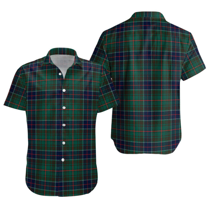 Adam Modern Clan Badge Tartan Short Sleeve Shirt