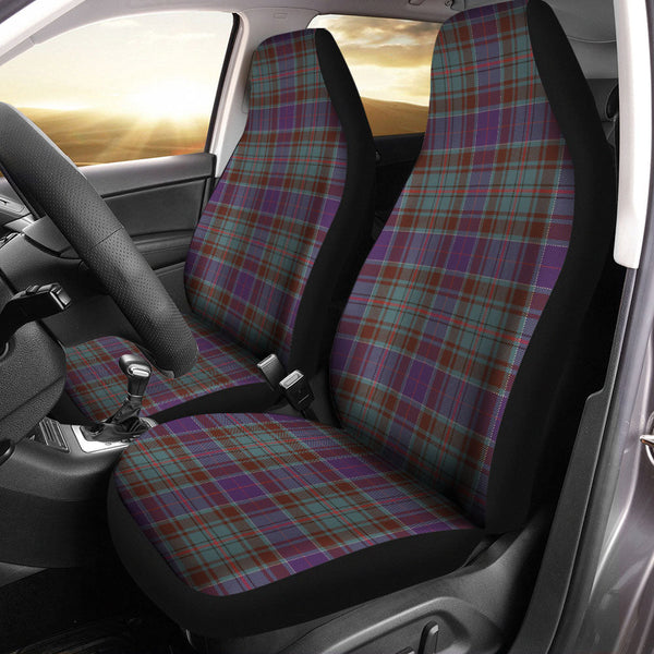 Adam Weathered Clan Badge Tartan Car Seat Covers