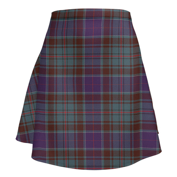 Adam Weathered Clan Badge Tartan Flared Skirt