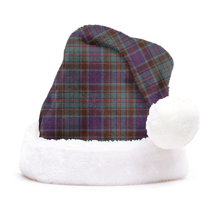 Adam Weathered Clan Badge Tartan Plush Christmas Hat