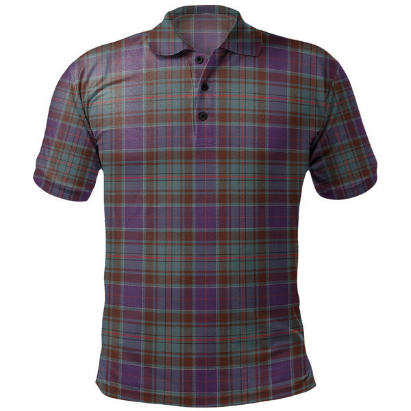 Adam Weathered Clan Badge Tartan Polo Shirt