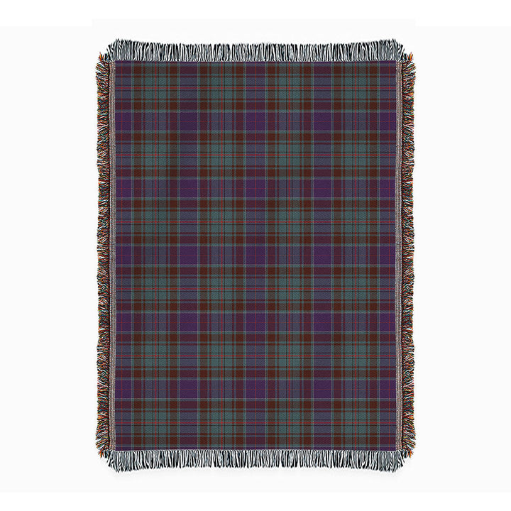 Adam Weathered Clan Badge Tartan Woven Blanket