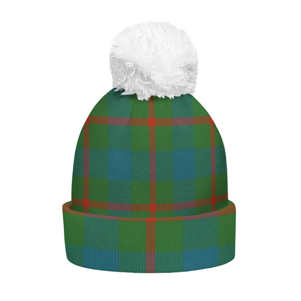 Agnew (MacAgnew) Ancient Clan Badge Tartan Bobble Beanie Hat