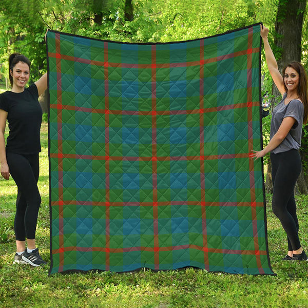 Agnew (MacAgnew) Ancient Clan Badge Tartan Premium Quilt