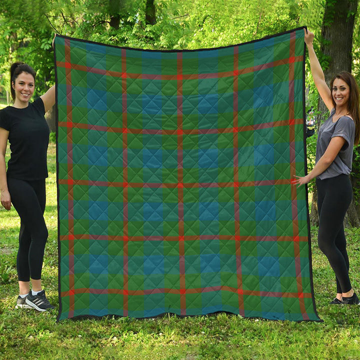 Agnew (MacAgnew) Ancient Clan Badge Tartan Premium Quilt