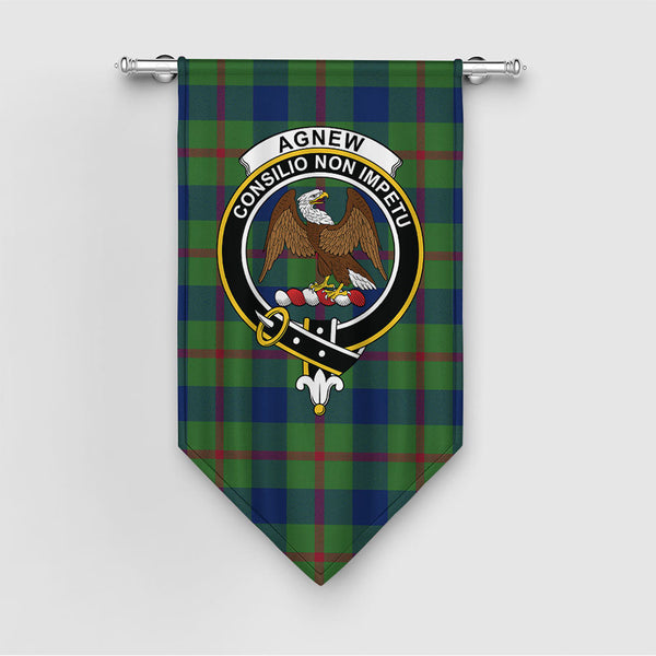 Agnew (MacAgnew) Modern Clan Badge Tartan Gonfalon