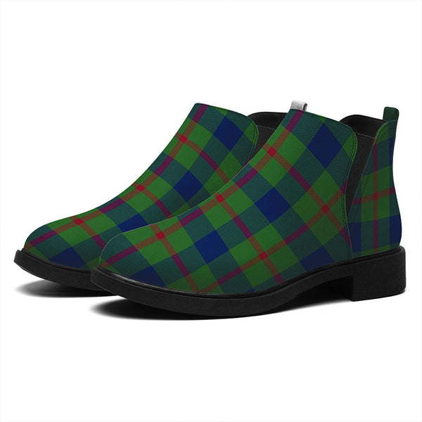 Agnew (MacAgnew) Modern Tartan Flat Ankle Boots