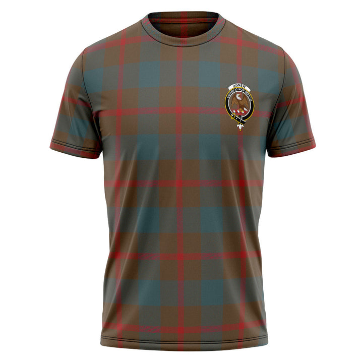Agnew (MacAgnew) Weathered Clan Badge Tartan T-Shirt