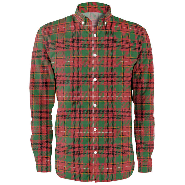Ainslie Ancient Clan Badge Tartan Long Sleeve Shirt