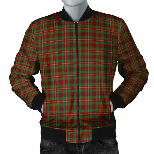 Ainslie Clan Badge Tartan Bomber Jacket