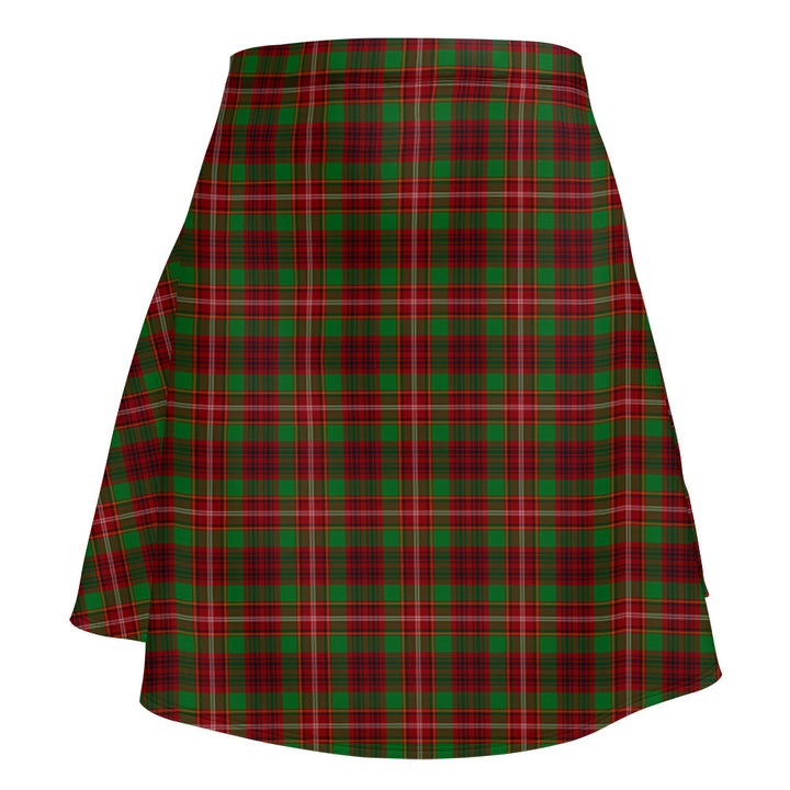 Ainslie Clan Badge Tartan Flared Skirt