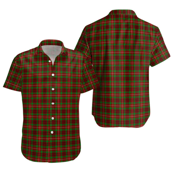 Ainslie Clan Badge Tartan Short Sleeve Shirt