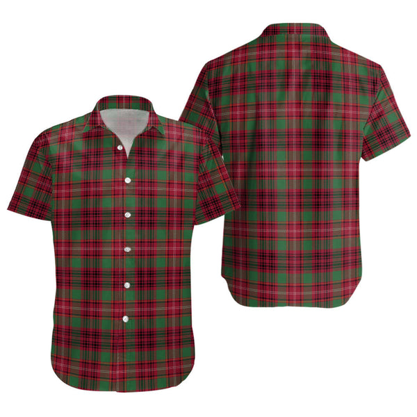 Ainslie Modern Clan Badge Tartan Short Sleeve Shirt