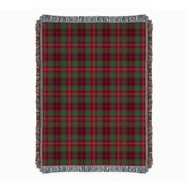 Ainslie Modern Clan Badge Tartan Woven Blanket