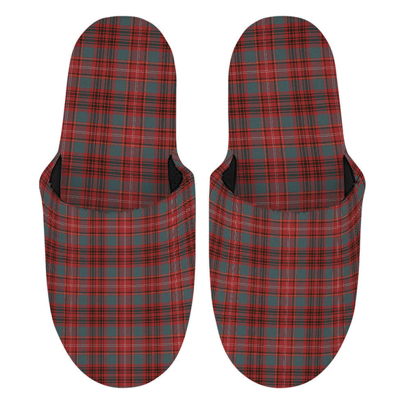 Ainslie Weathered Clan Badge Tartan Mop Slippers