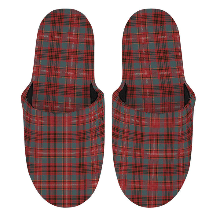 Ainslie Weathered Clan Badge Tartan Mop Slippers