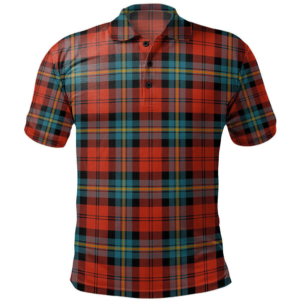 Aitken Ancient Clan Badge Tartan Polo Shirt
