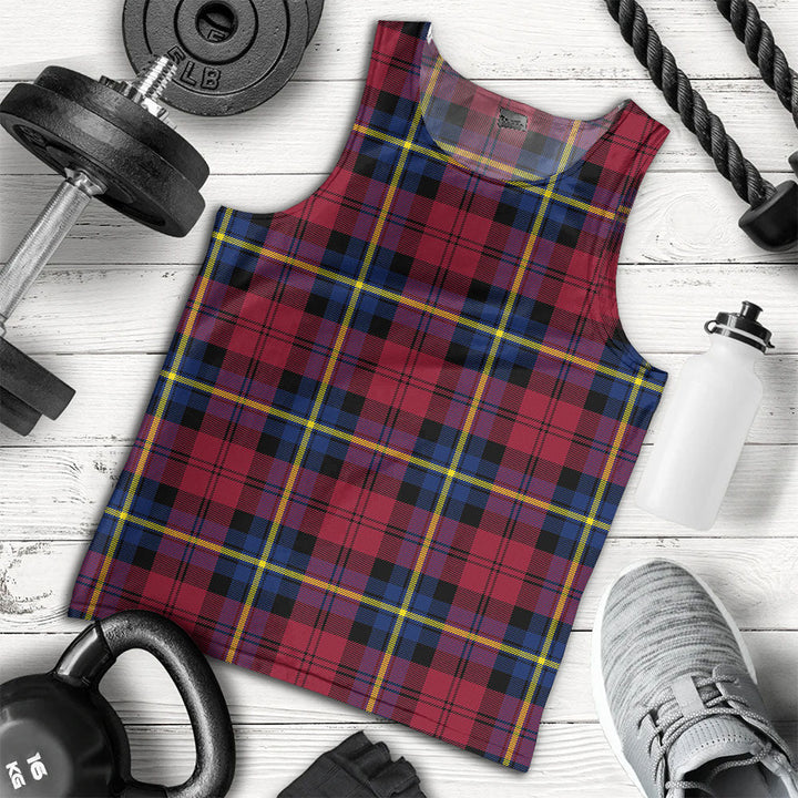 Aitken Modern Clan Badge Tartan Men Tank Top