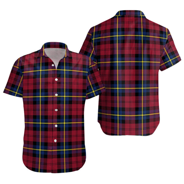 Aitken Modern Clan Badge Tartan Short Sleeve Shirt