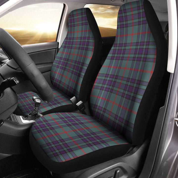 Aiton Weathered Clan Badge Tartan Car Seat Covers