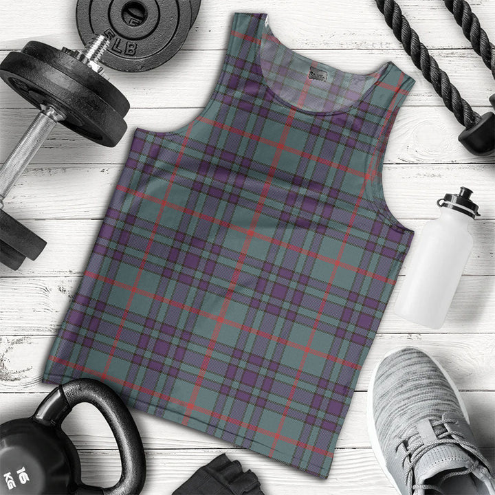 Aiton Weathered Clan Badge Tartan Men Tank Top