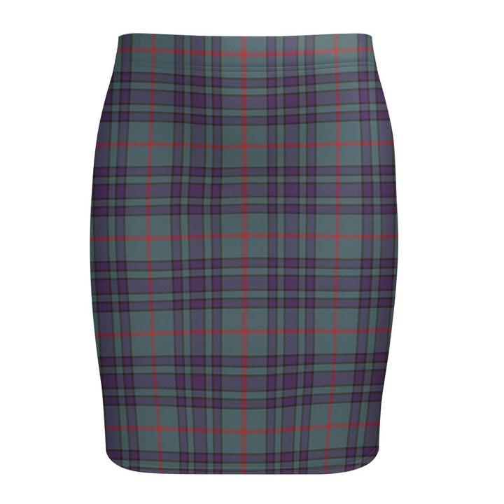 Aiton Weathered Tartan Fitted Skirt