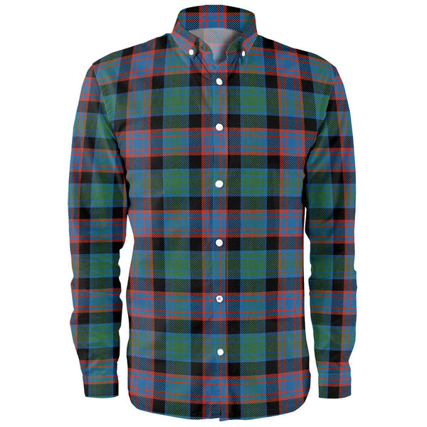 Alexander Hunting Ancient Clan Badge Tartan Long Sleeve Shirt