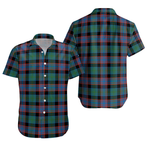 Alexander Hunting Ancient Clan Badge Tartan Short Sleeve Shirt