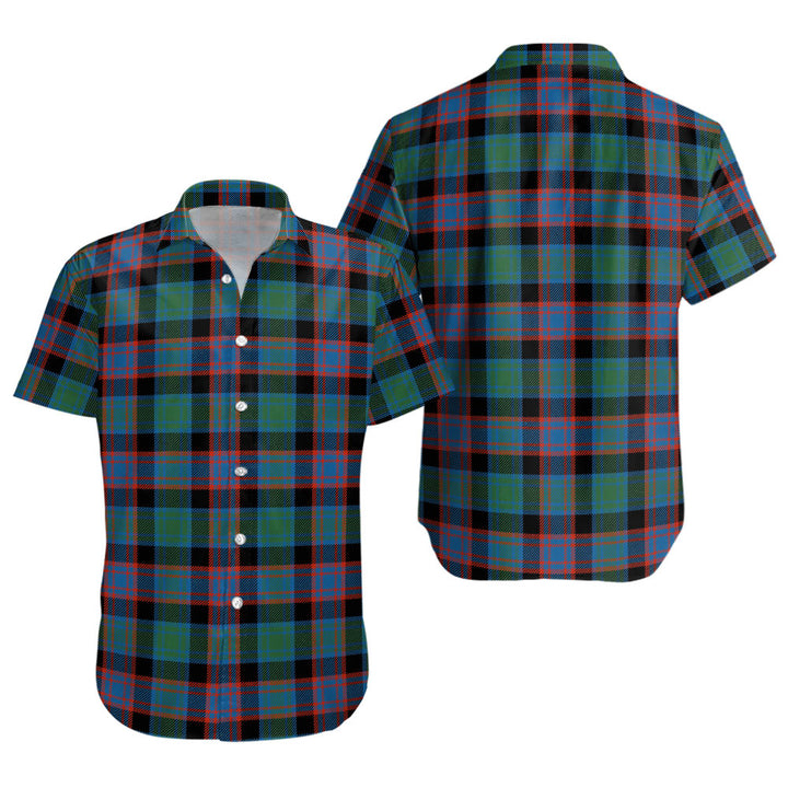 Alexander Hunting Ancient Clan Badge Tartan Short Sleeve Shirt