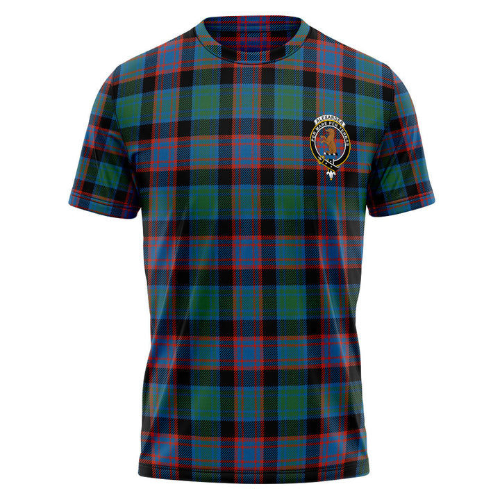 Alexander Hunting Ancient Clan Badge Tartan T-Shirt