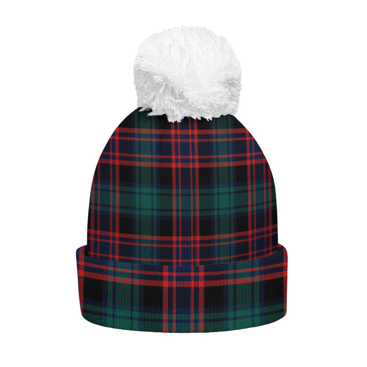 Alexander Hunting Modern Clan Badge Tartan Bobble Beanie Hat