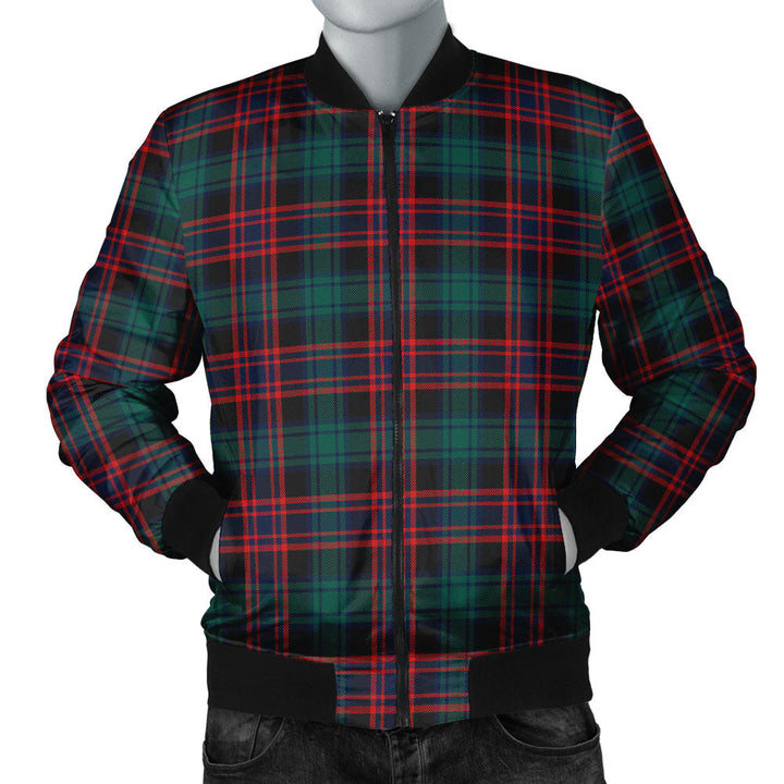 Alexander Hunting Modern Clan Badge Tartan Bomber Jacket